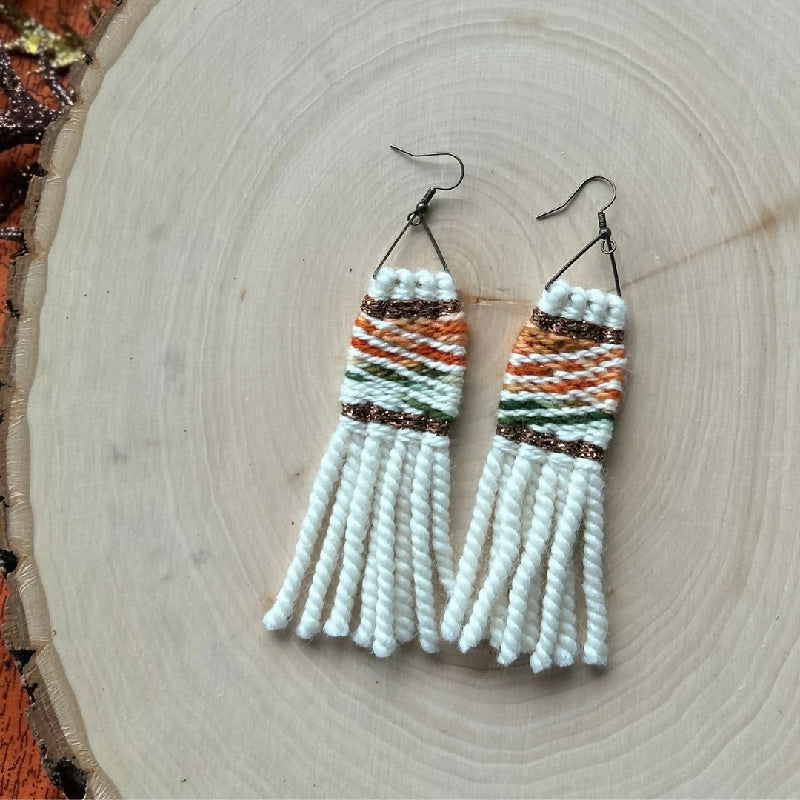 Crisp Air Ravenstail Earrings